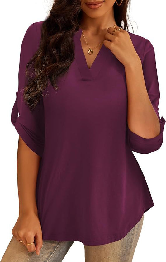 Women’s Lightweight Cooling Split V Tunic Top