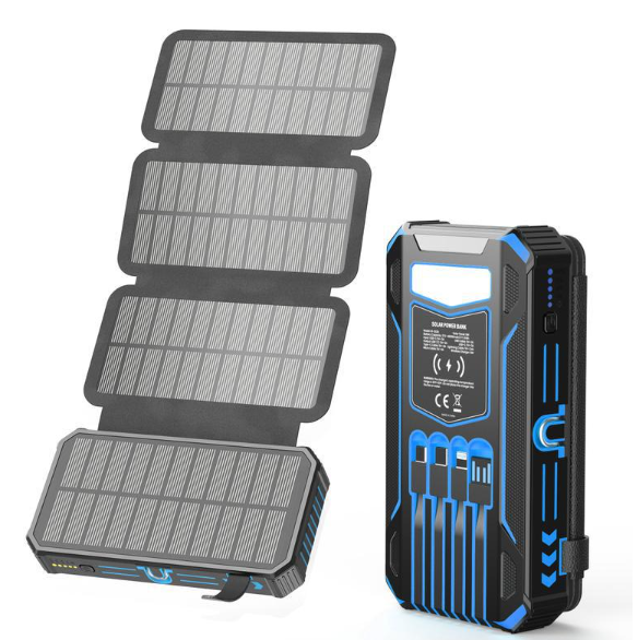 Foldable Solar Power Bank – Ultimate Outdoor Emergency Charger