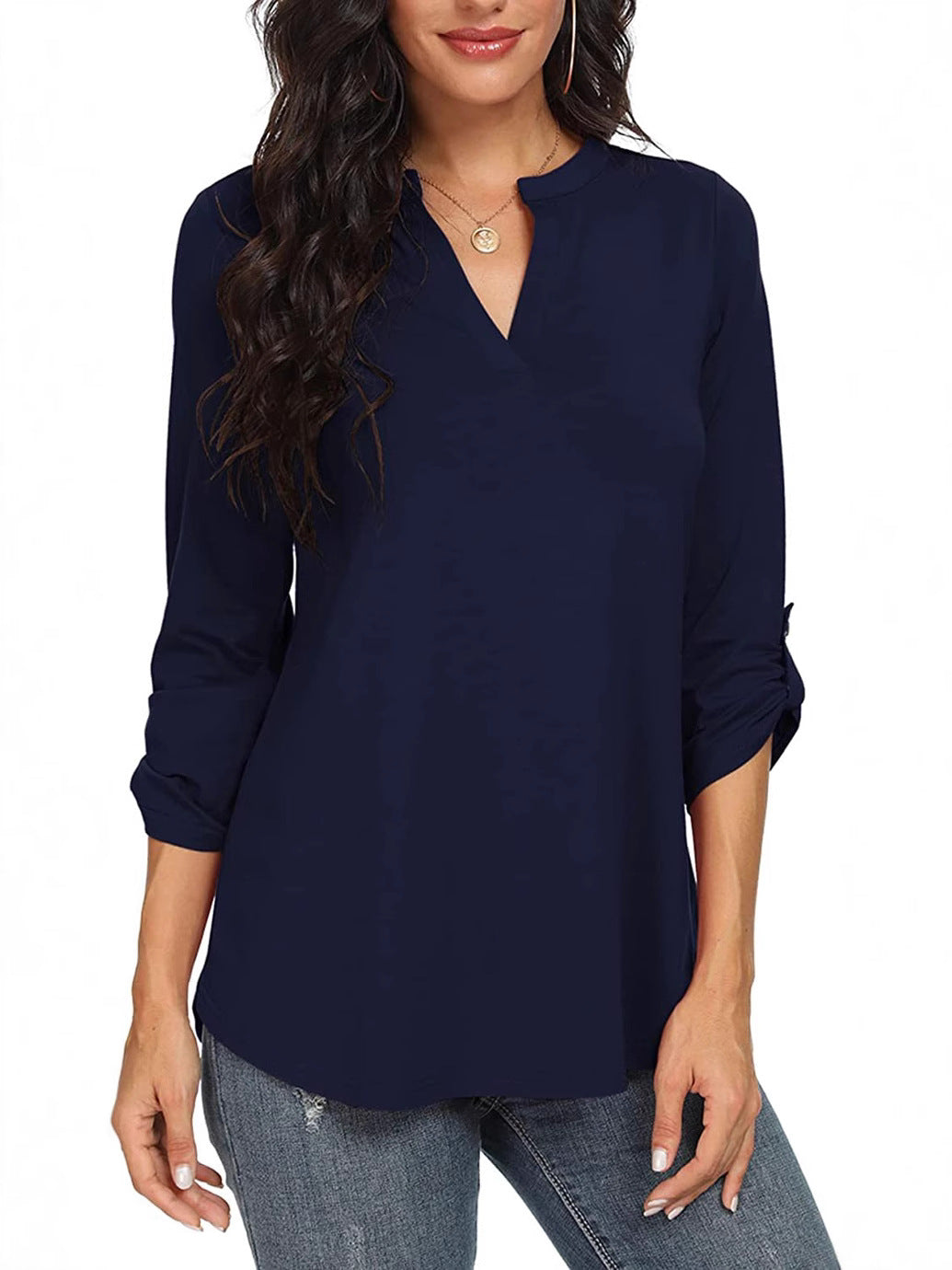 Women’s Lightweight Cooling Split V Tunic Top