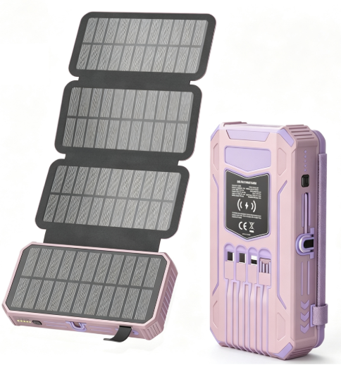 Foldable Solar Power Bank – Ultimate Outdoor Emergency Charger
