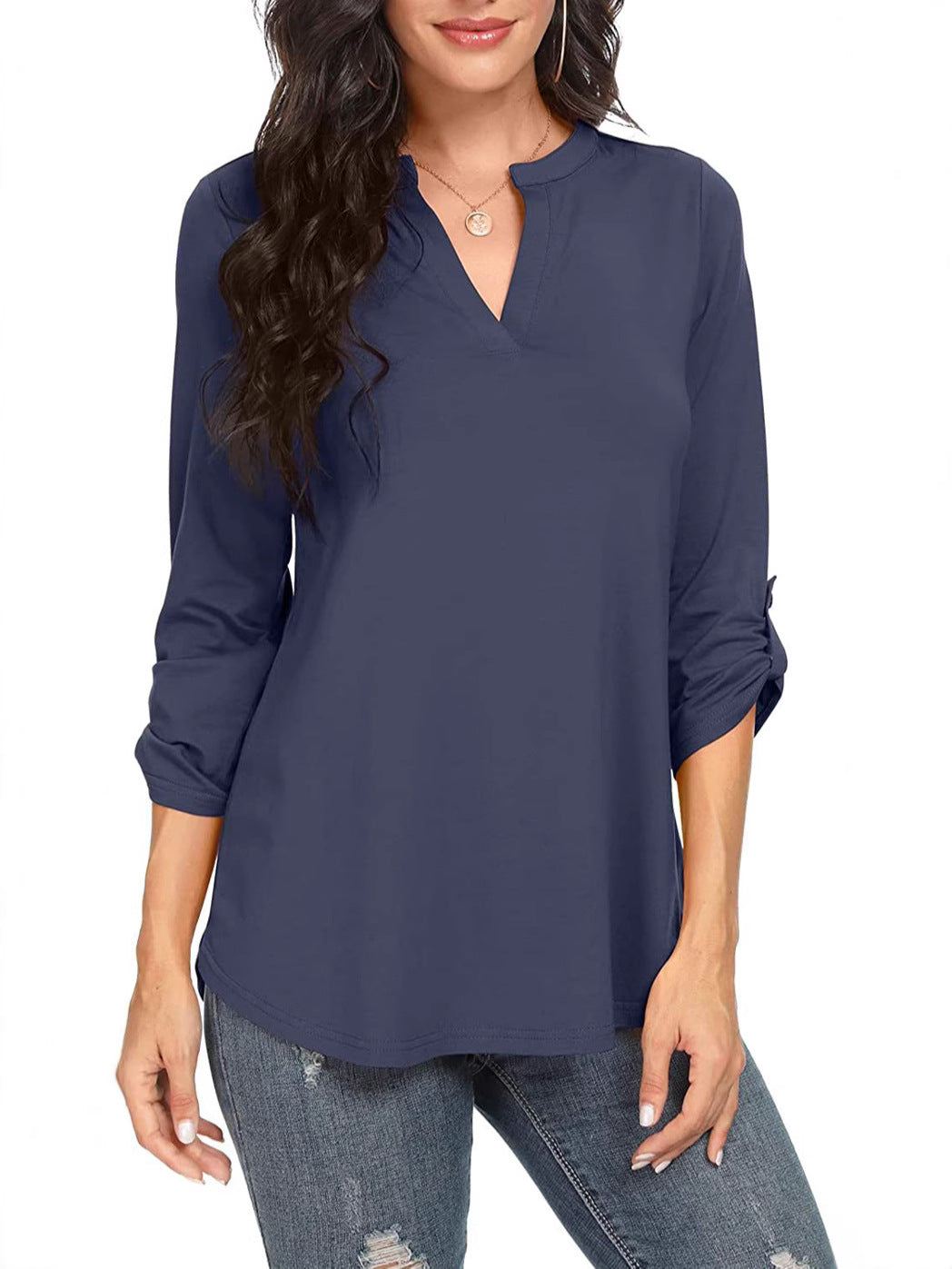 Women’s Lightweight Cooling Split V Tunic Top