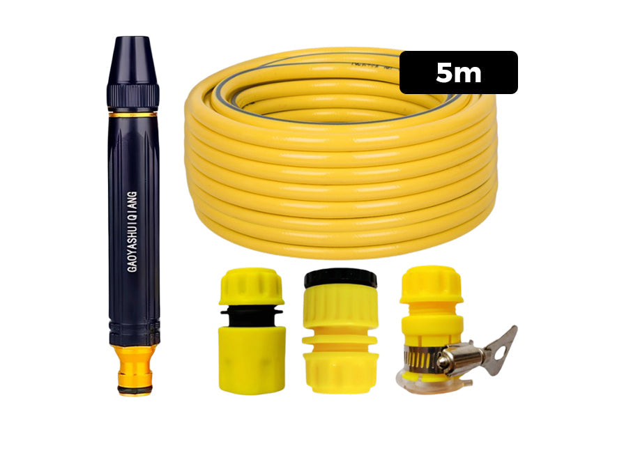 ⏳Time-Limited Special⏰Home high-pressure car wash water gun with booster nozzle and hose, a must-have for watering plants and vegetables, and car washing.1