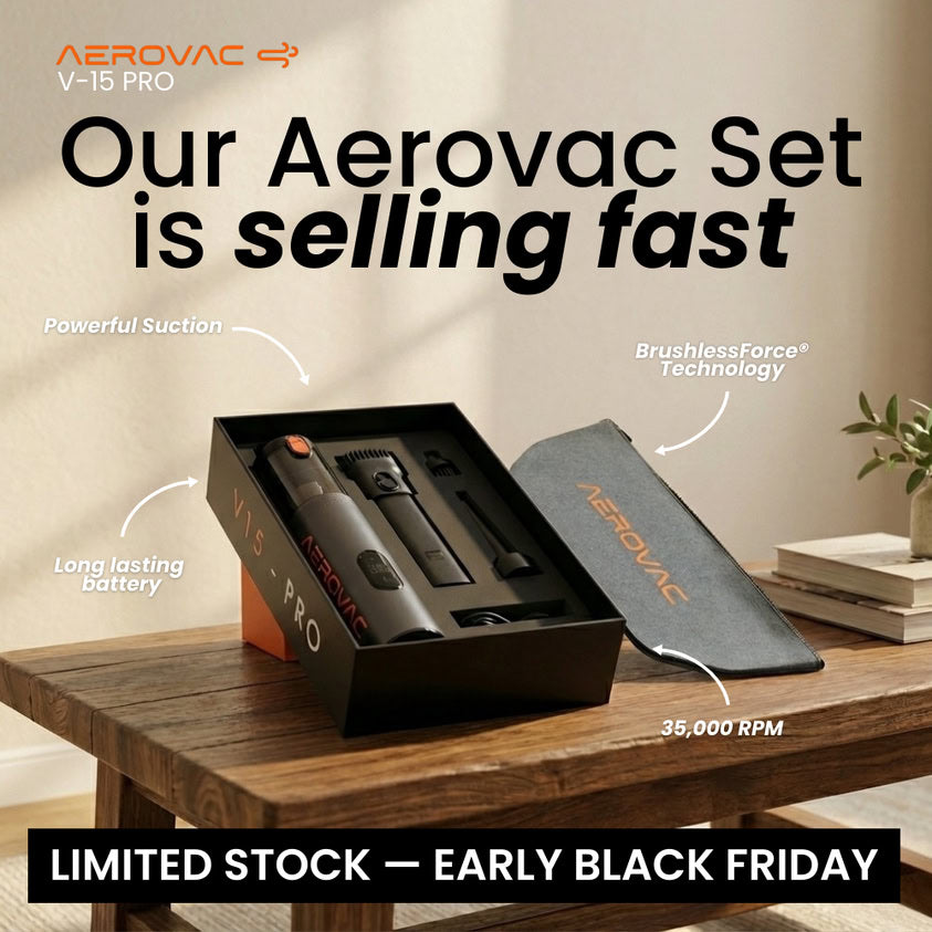 Aerovac V15-Pro Portable Car Vacuum Cleaner