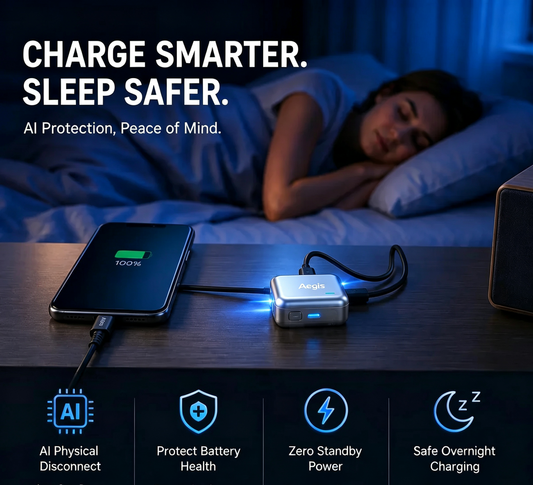 Aegis AI Smart Auto Disconnect 140W GaN Fast Charger