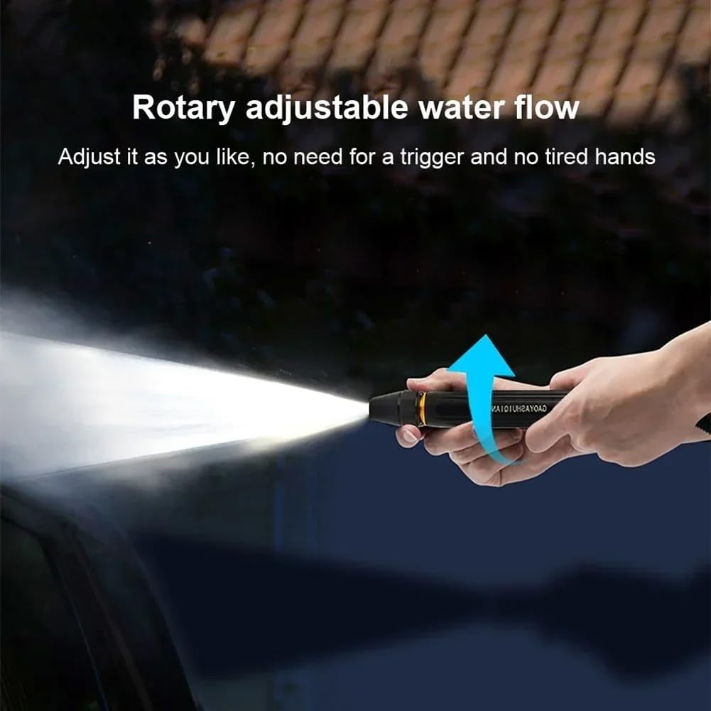 ⏳Time-Limited Special⏰Home high-pressure car wash water gun with booster nozzle and hose, a must-have for watering plants and vegetables, and car washing.1