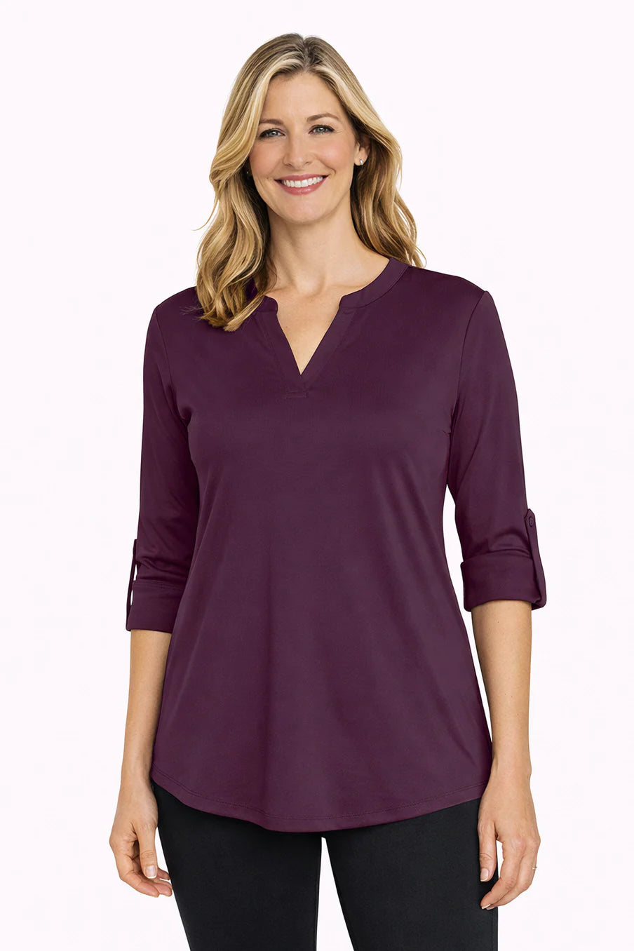 Women’s Lightweight Cooling Split V Tunic Top
