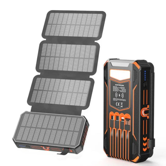 Foldable Solar Power Bank – Ultimate Outdoor Emergency Charger