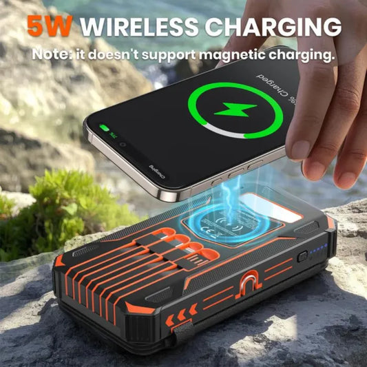 Foldable Solar Power Bank – Ultimate Outdoor Emergency Charger