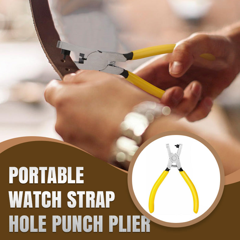 🎉 Over 19,000 Sold! 🔧 Portable Watch Strap Hole Punch Plier