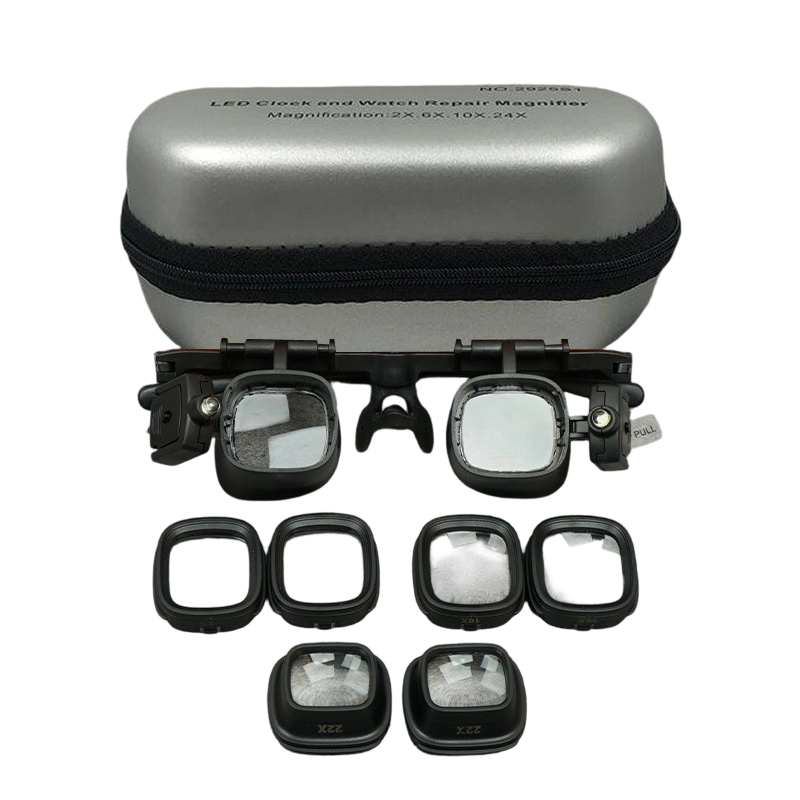 🔍50K+ Sold 50% OFF! 2X-24X Head Mount LED Magnifying Glass, Hands-Free Precision Magnifier with Dual LED Lights, High Clarity Lens for Soldering, Electronic Repair, Jewelry Making & DIY Crafts