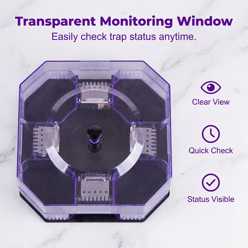 🥳2026 HOT SALE🥳💞50K+ SOLD!♻️ Reusable Roach Trap – Physical capture, no toxic sprays. One‑way doors, easy to check & clean. Safe for homes with kids & pets! 🏠✨