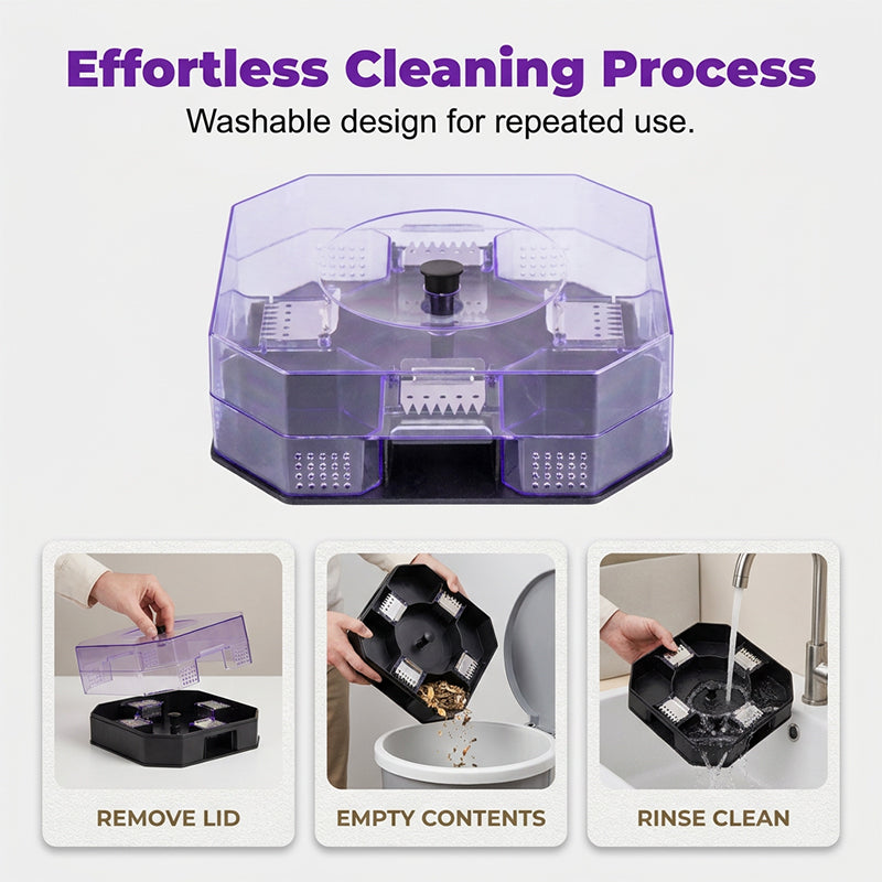 🥳2026 HOT SALE🥳💞50K+ SOLD!♻️ Reusable Roach Trap – Physical capture, no toxic sprays. One‑way doors, easy to check & clean. Safe for homes with kids & pets! 🏠✨